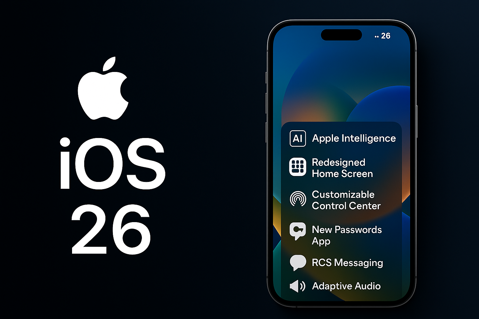 【最新版】iOS 26の新機能まとめ｜対応機種・便利な使い方をわかりやすく解説