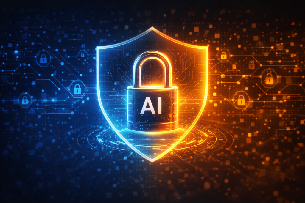 生成AIにおけるセキュリティとデータ保護のイメージ