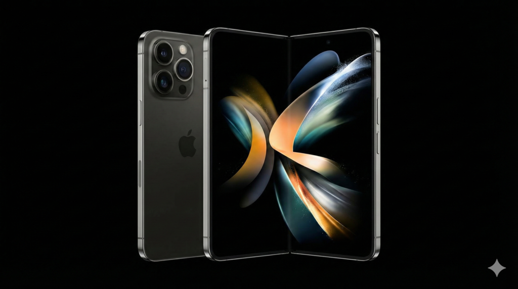 折りたたみiPhone