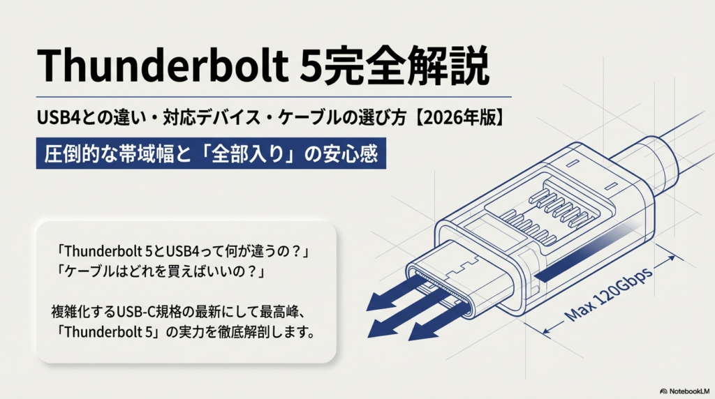 Thunderbolt 5まとめ - 全部入りの安心規格