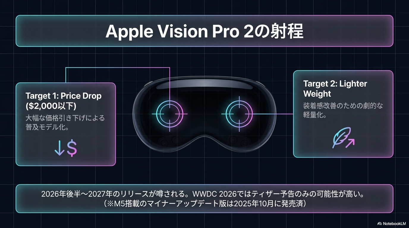 Apple Vision Pro 2 予想