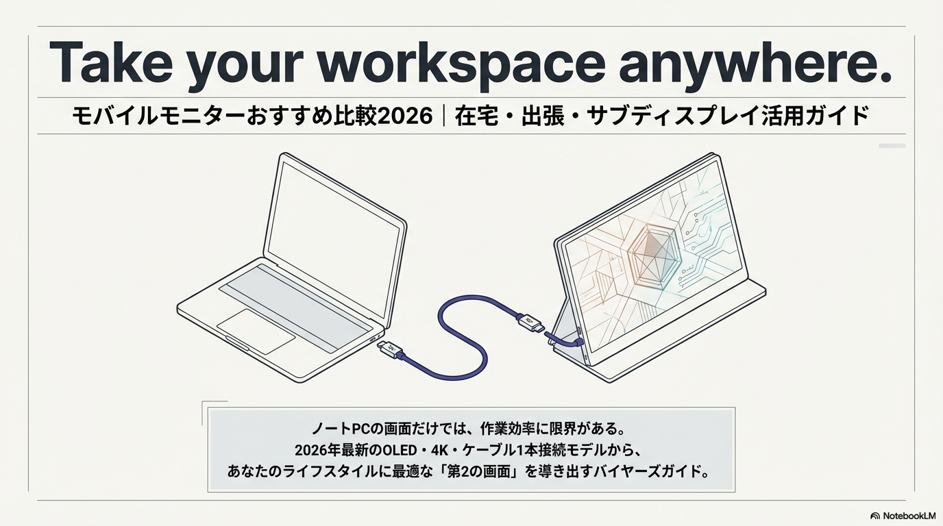 モバイルモニターおすすめ比較2026|用途別10選と選び方ガイド アイキャッチ