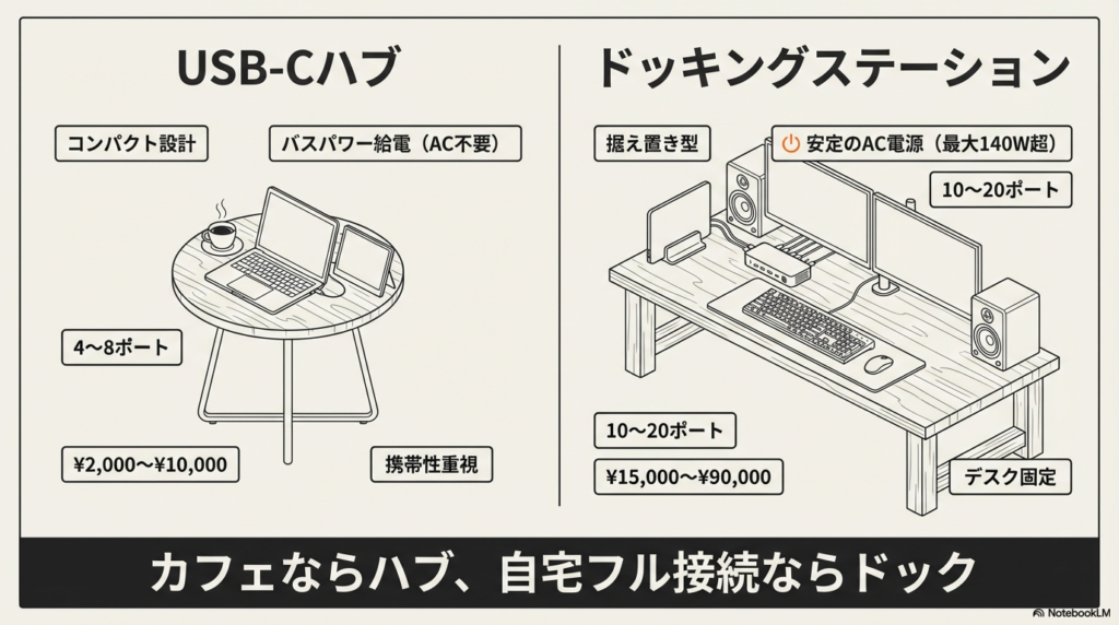 USB-Cハブとドッキングステーションの違い - USB-Cハブ・ドッキングステーションおすすめ比較2026【価格帯別】