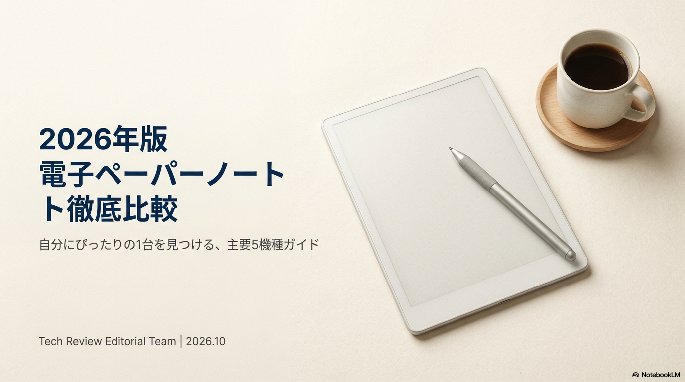電子ペーパーノート BOOX Kindle Scribe Supernote おすすめ比較 2026