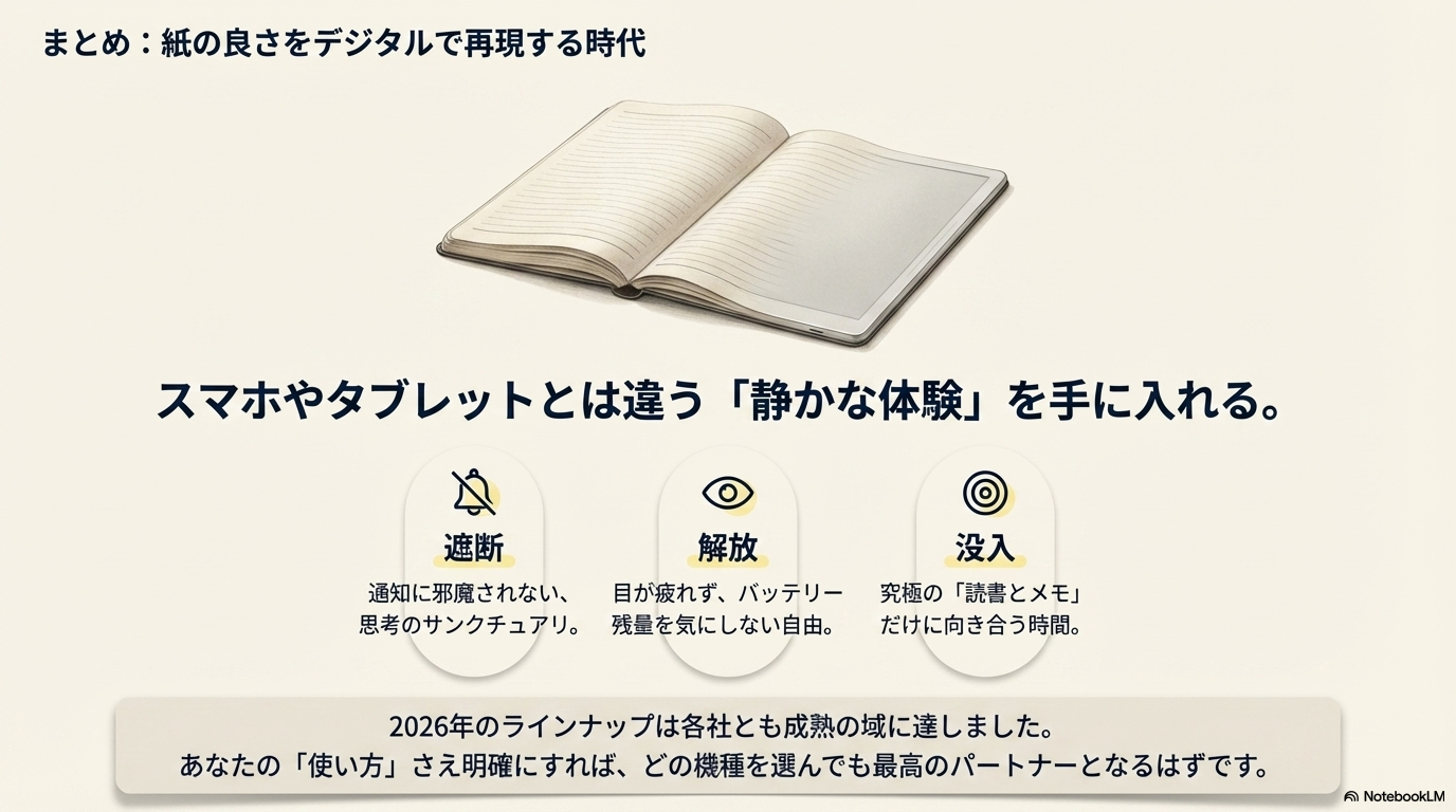 電子ペーパーノート まとめ 2026 おすすめ