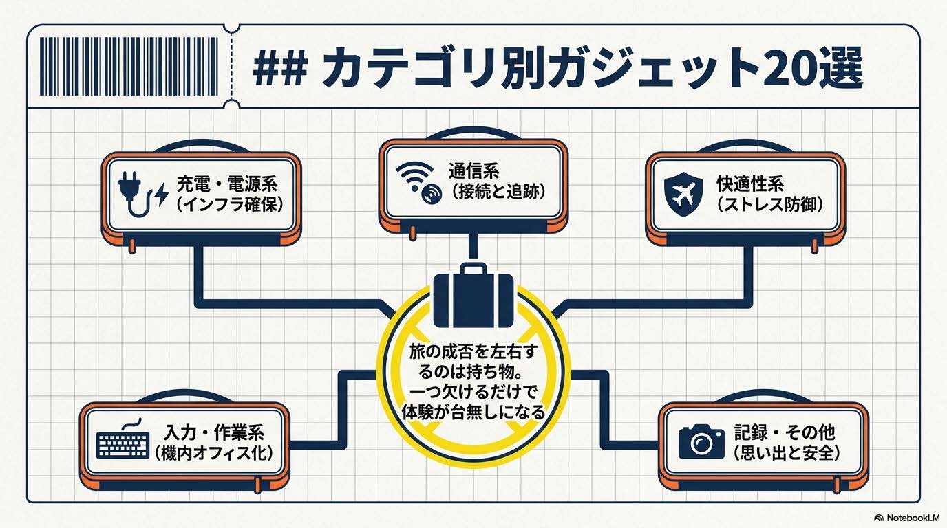 カテゴリ別ガジェット20選