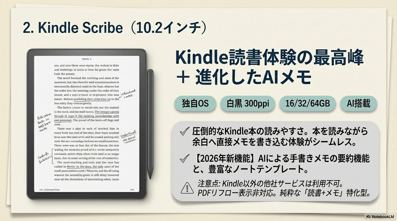 Kindle Scribe 手書き 読書 Amazon 電子ペーパー