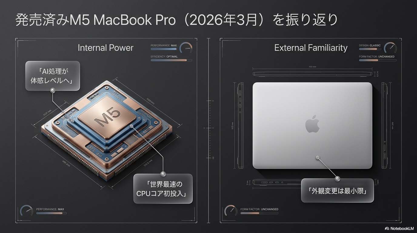 2026年3月発売M5 MacBook Pro振り返り