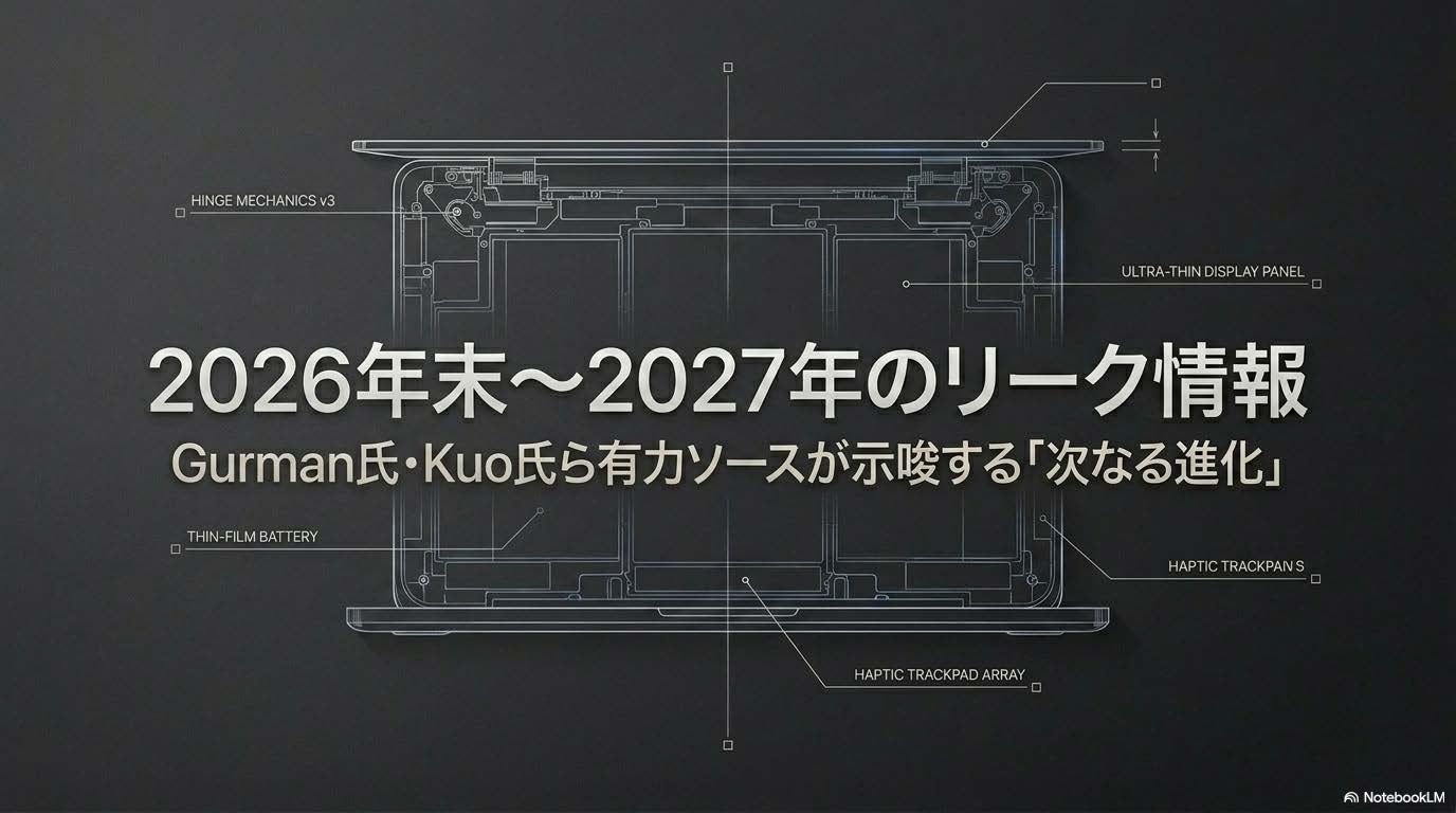 2026末〜2027リーク情報まとめ