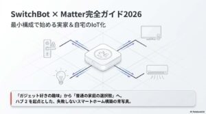 SwitchBot×Matter対応スマートホーム完全ガイド2026のアイキャッチ画像