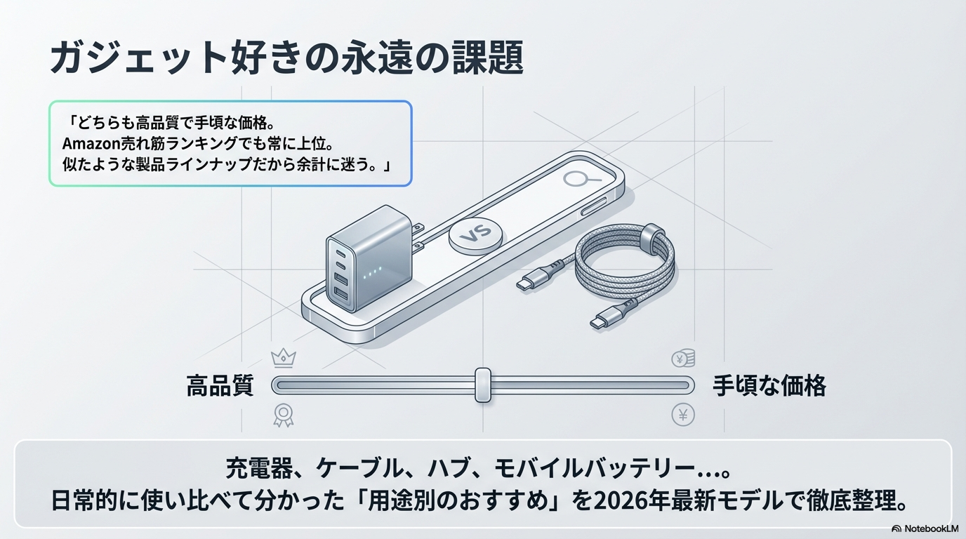 UGREEN Anker ブランド特徴 比較 2026