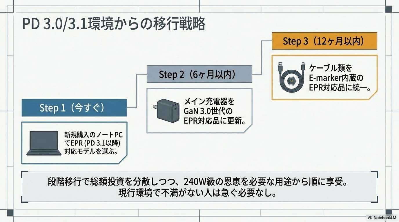 PD 3.0/3.1環境からの段階移行戦略