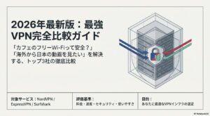 VPNおすすめ3選 徹底比較 2026年版 NordVPN ExpressVPN Surfshark