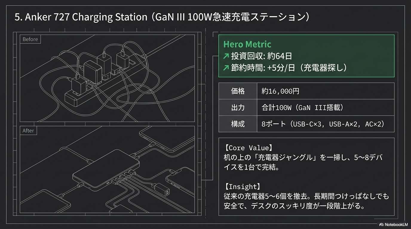 Anker 727 Charging Stationのレビュー
