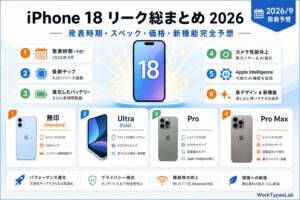 iPhone 18 リーク総まとめ 2026 アイキャッチ