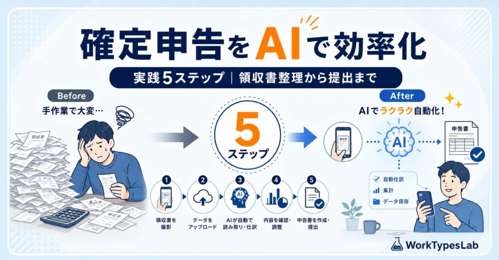確定申告をAIで効率化する5ステップ