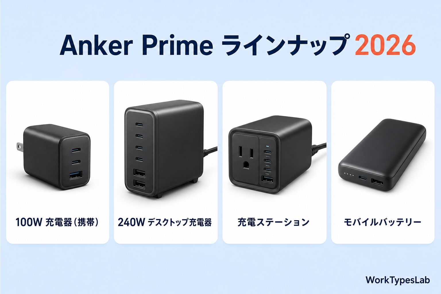 Anker Prime ラインナップ2026