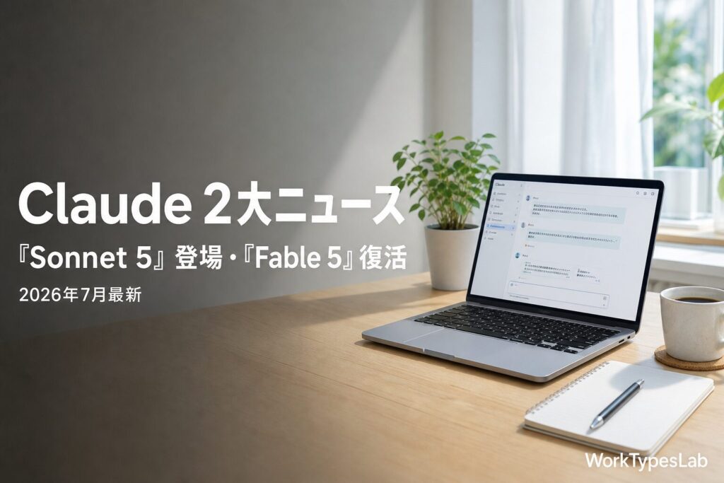 Claude Sonnet 5登場とFable 5復活の2大ニュースまとめ図解