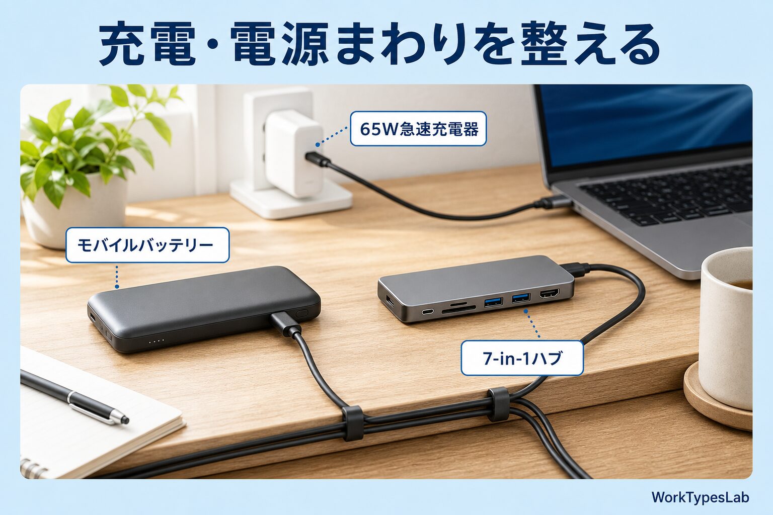 プライムデーで狙う充電・電源ガジェット|モバイルバッテリー・65W急速充電器・USB-Cハブ