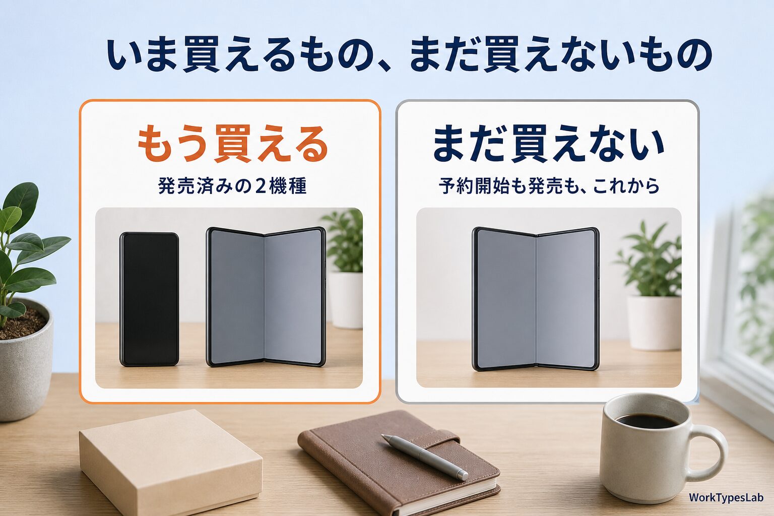 iPhone DuoとGalaxy Z Fold8の価格比較 - 2026年9月15日時点の4EC実測