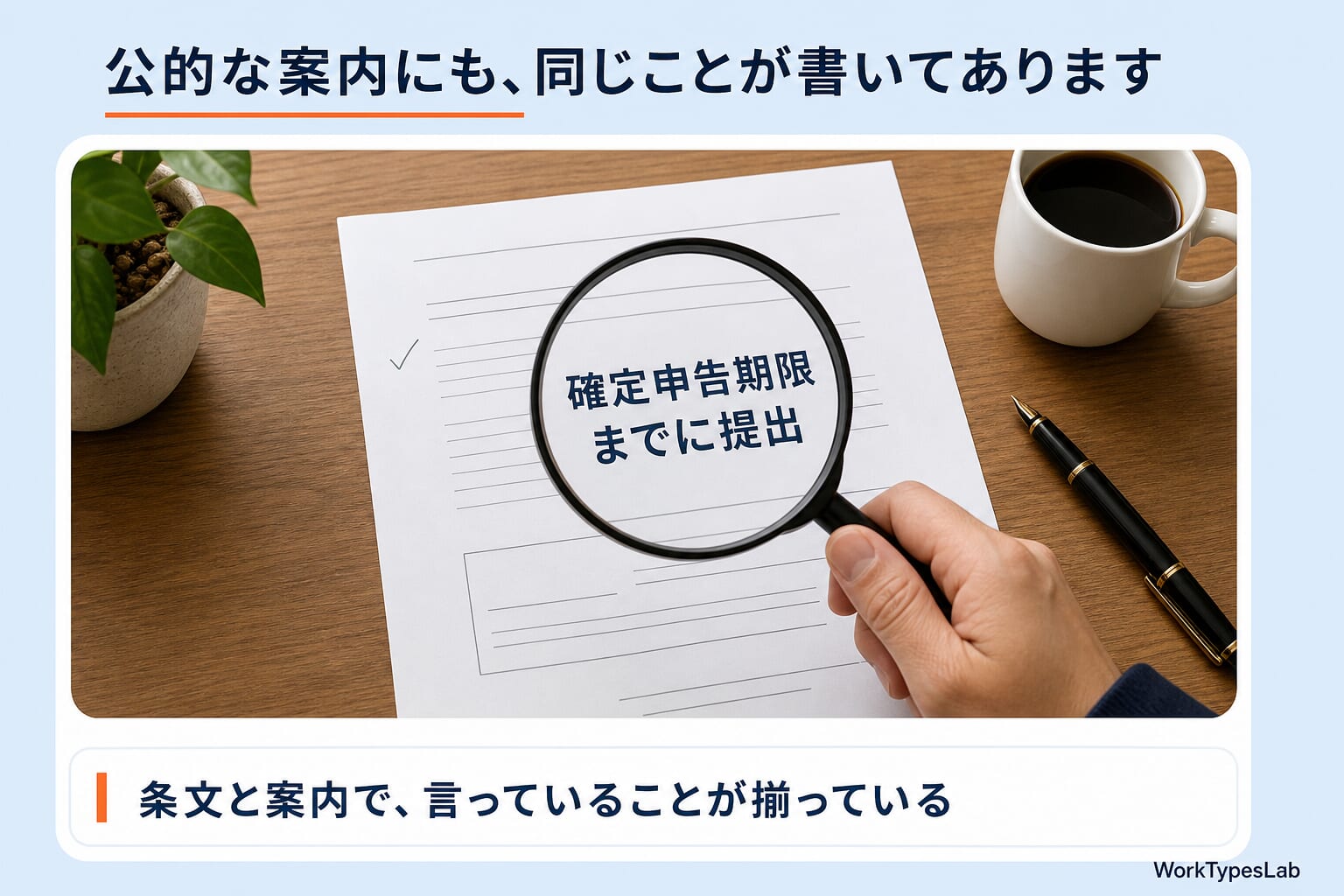 国税庁の現行案内を直接確認する様子