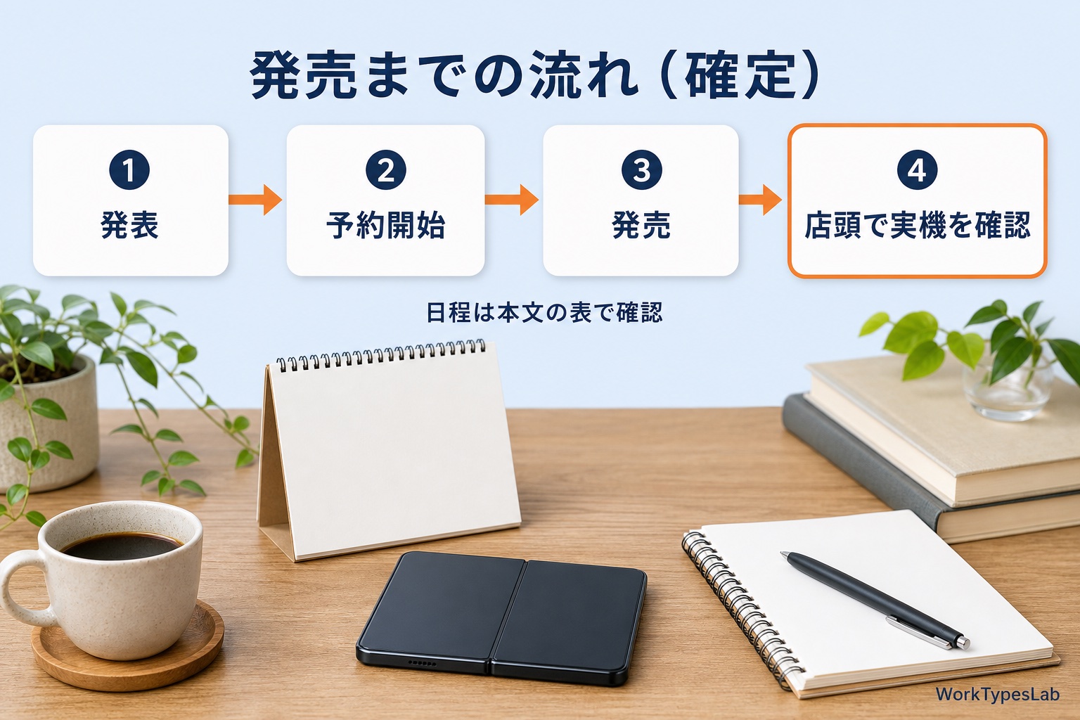 折りたたみiPhone（iPhone Duo）の発表から予約開始・発売・店頭での実機確認までの流れ
