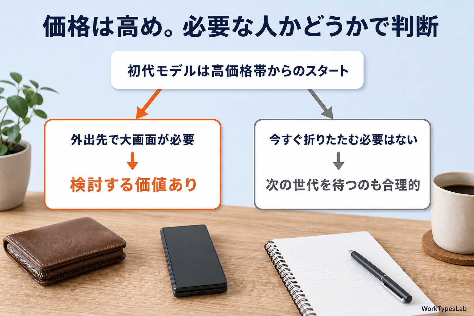 折りたたみiPhone（iPhone Duo）を買うか、次の世代を待つかの判断の分かれ道